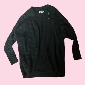 Forever 21 Black Knit Cardigan